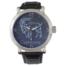 Capricorn Constellation and Zodiac Sign with Stars