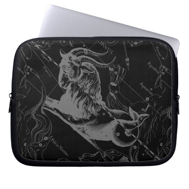 Capricorn Constellation Hevelius 1690 Engrave Laptop Fodral (Framsidan)