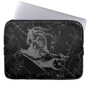 Capricorn Constellation Hevelius 1690 Engrave Laptop Fodral