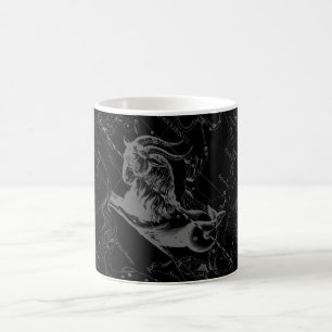 Capricorn Constellation Karta Hevelius Engrave Kaffemugg
