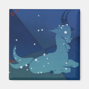 Capricorn Constellation, Vintage Zodiac, Astrologi Magnet