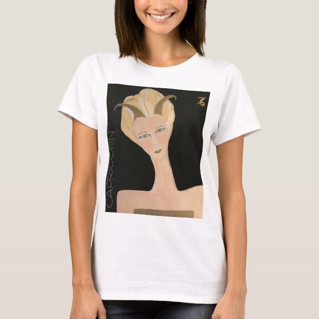 Capricorn - damtanktop t shirt (Framsida)