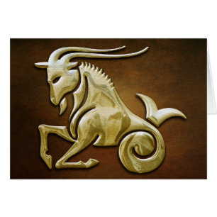 Capricorn December 22 - Jan 20 Hälsningskort