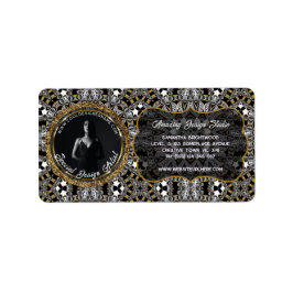 Capricorn Earth Energy Color Palette Adressetikett