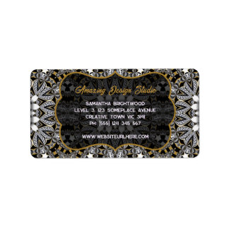 Capricorn Earth Energy Color Palette Versatile Adressetikett