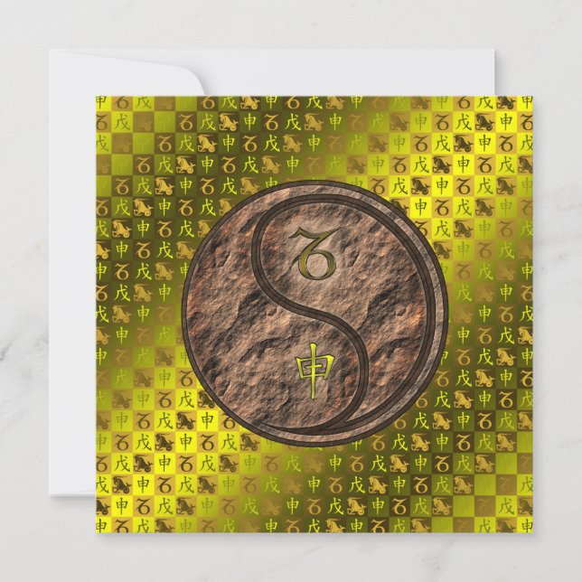 Capricorn & Earth Monkey Kort (Framsida)