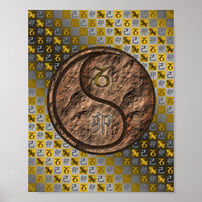 Capricorn & Earth Rabbit Poster (Framsidan)