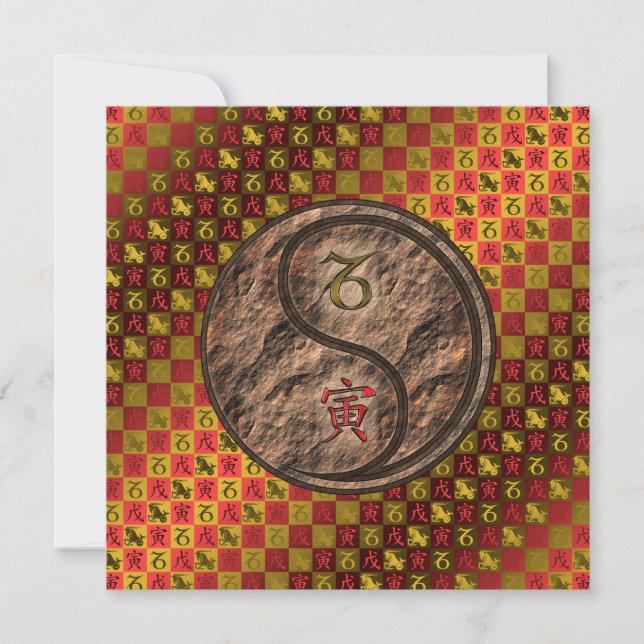 Capricorn & Earth Tiger Kort (Framsida)
