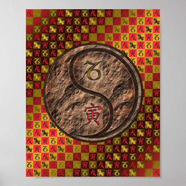 Capricorn & Earth Tiger Poster (Framsidan)