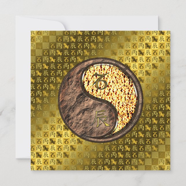 Capricorn & Fire Dragon Kort (Framsida)