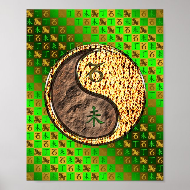 Capricorn & Fire Goat Poster (Framsidan)