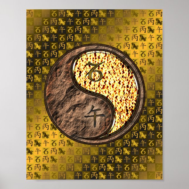 Capricorn & Fire Horse Poster (Framsidan)