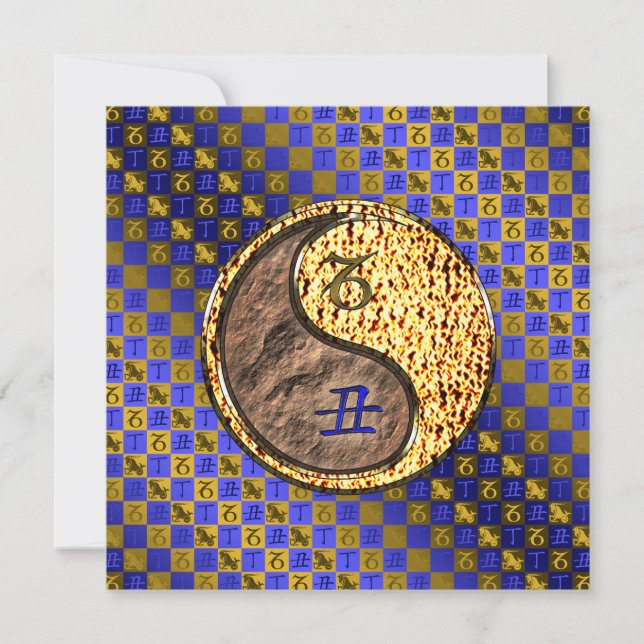 Capricorn & Fire Ox Kort (Framsida)