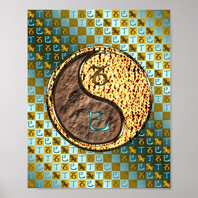 Capricorn & Fire Snake Poster (Framsidan)