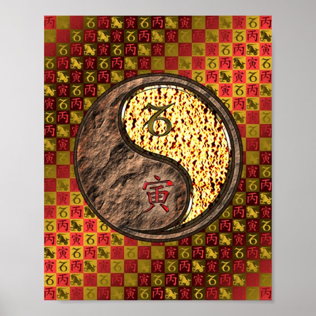 Capricorn & Fire Tiger Poster (Framsidan)