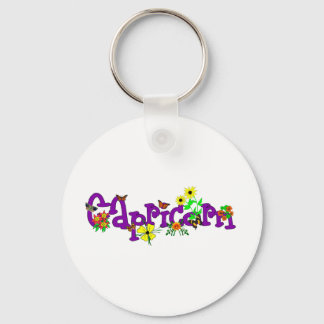 Capricorn Flowers Nyckelring