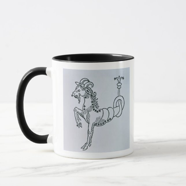 Capricorn (geten) en illustration från 'Poen Mugg (Vänster)