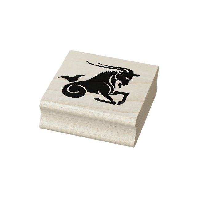 Capricorn Getzodiac art frimärke Stämpel (Stämpel)