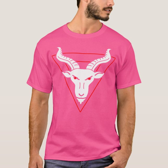 Capricorn Goat T Shirt (Framsida)