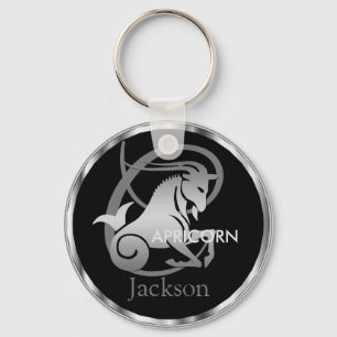Capricorn ♑ Goat - Zodiac Sign Nyckelring