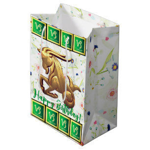 Capricorn - Grattis på födelsedagen Medium Gift Ba