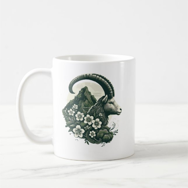 Capricorn Guardian - bergsandan Kaffemugg (Vänster)