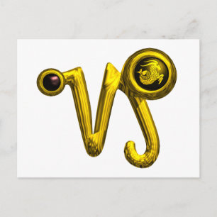 CAPRICORN GULD ZODIAC BIRTHDAY JEWEL,Black Onyx Vykort