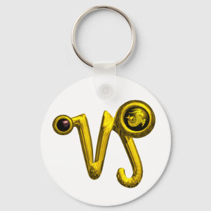 CAPRICORN GULD ZODIAC BIRTHDAY JEWEL NYCKELRING