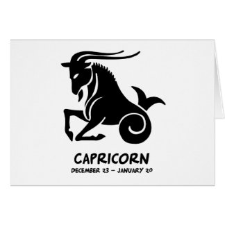 Capricorn Hälsningskort