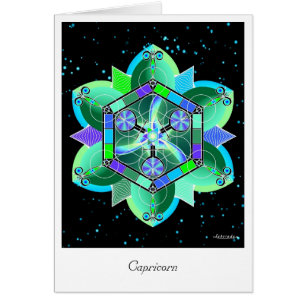 Capricorn Hälsningskort