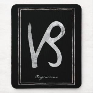 Capricorn hammered silver astrology zodiac star musmatta