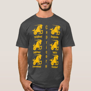 Capricorn horoscope-tecken t shirt