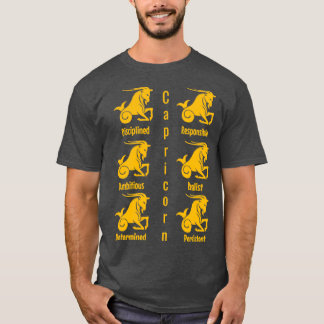 Capricorn horoscope-tecken t shirt
