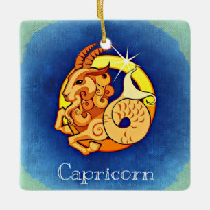 Capricorn Julgransprydnad Keramik