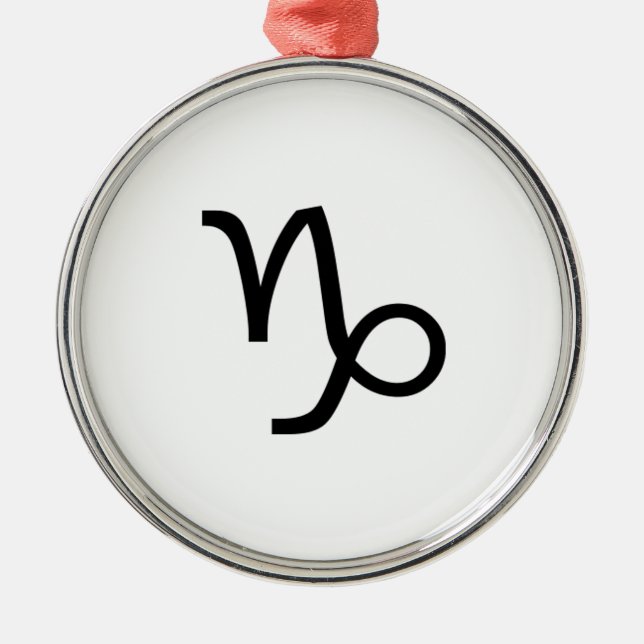 Capricorn Julgransprydnad Metall (Framsidan)