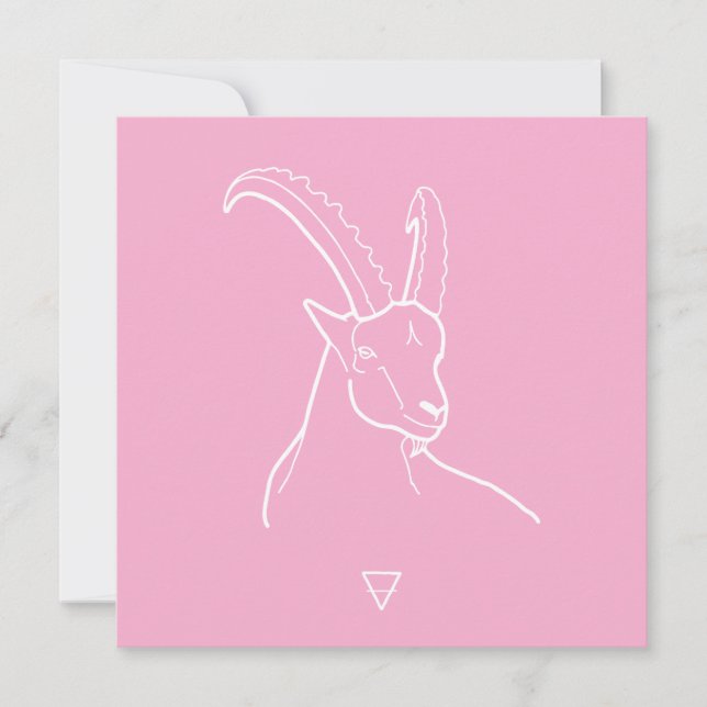 Capricorn Julkort (Framsida)