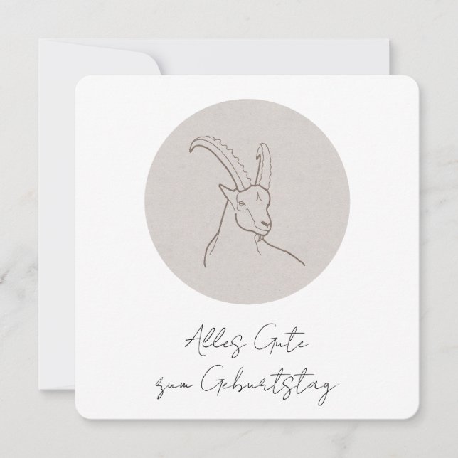 Capricorn Julkort (Framsida)