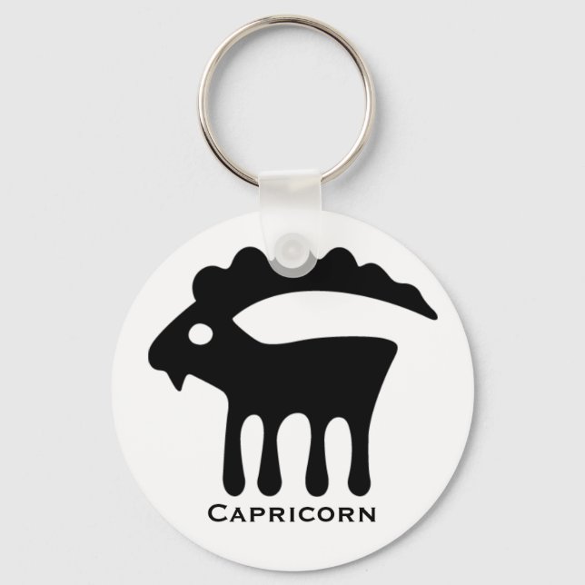 Capricorn Keychain Nyckelring (Framsida)