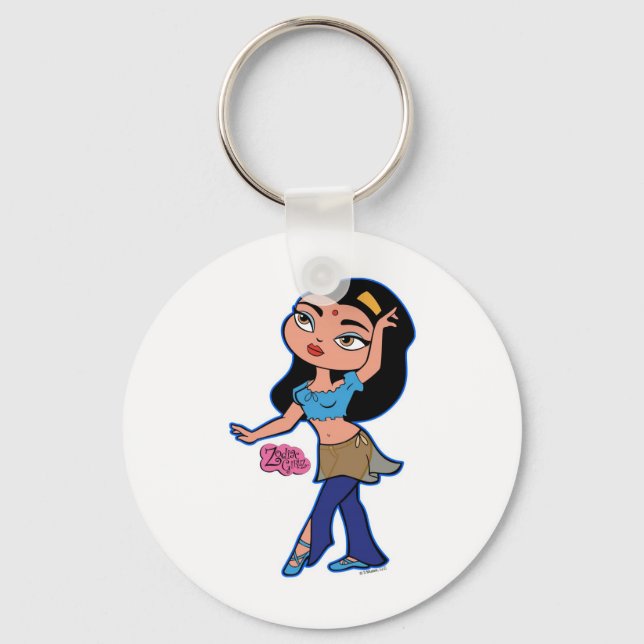 Capricorn Keychain Nyckelring (Framsida)