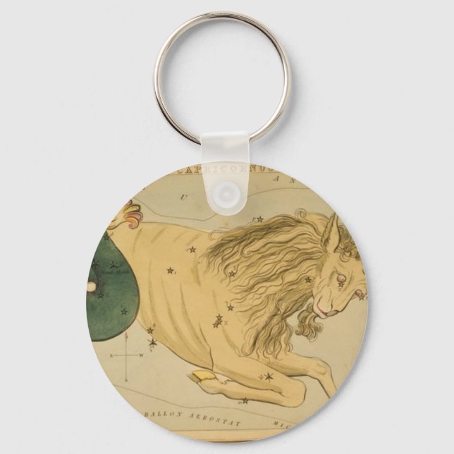 Capricorn Keychain Nyckelring (Framsida)