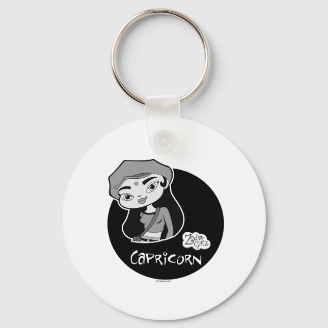 Capricorn Keychain Nyckelring (Framsida)