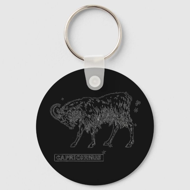 Capricorn Keychain Nyckelring (Framsida)