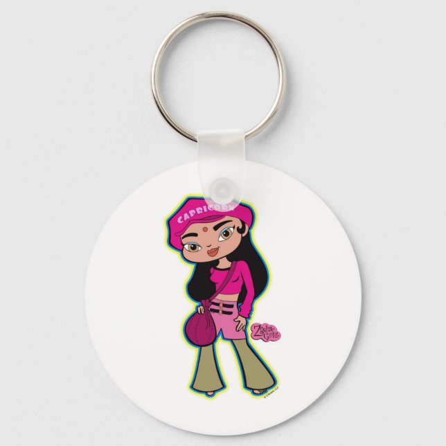 Capricorn Keychain Nyckelring (Framsida)