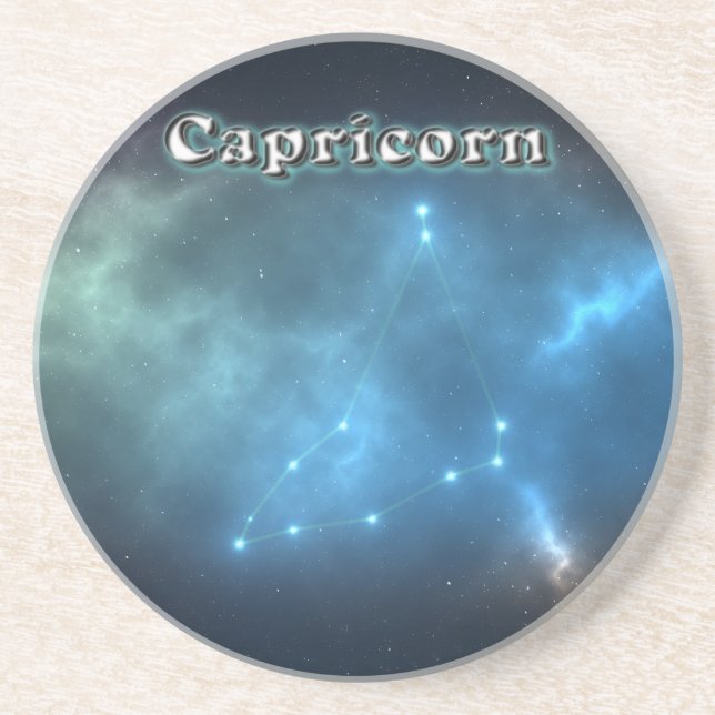 Capricorn-konstellation Underlägg Sandsten (Framsidan)