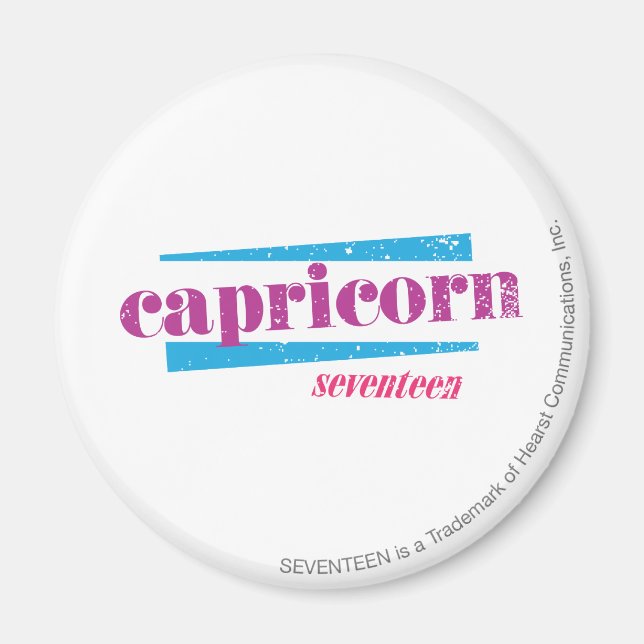 Capricorn Lila Magnet (Framsidan)