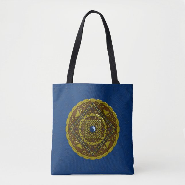 Capricorn Mandala - allt-over-print-säck Tygkasse (Framsida)