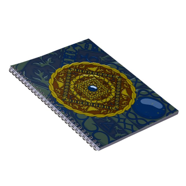 Capricorn Mandala bärbar dator Anteckningsbok Med Spiral (Högra Sidan)