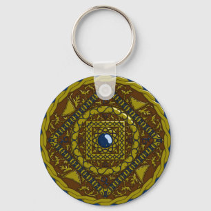 Capricorn Mandala Keychain Nyckelring
