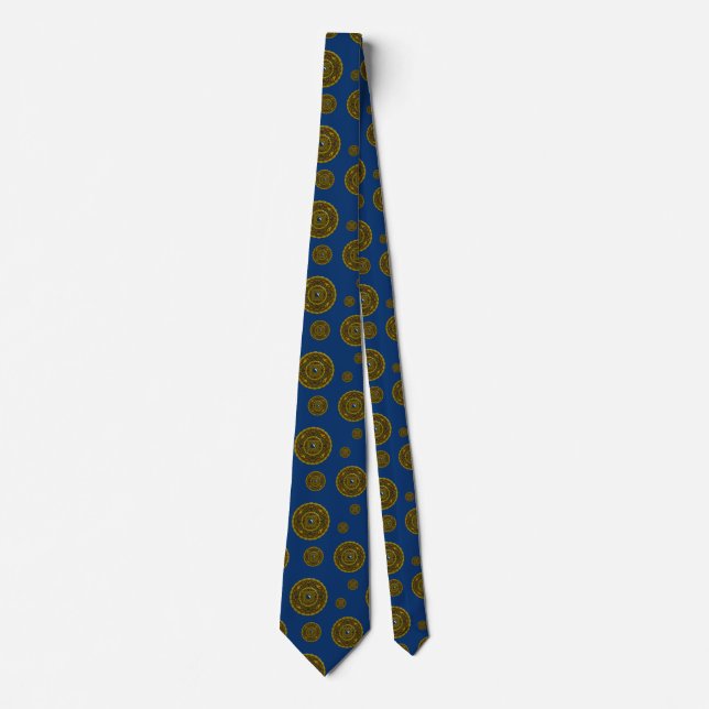 Capricorn Mandala Manar Neck Tie Slips (Framsida)