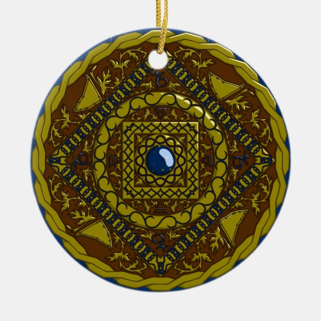 Capricorn Mandala Ornament (Framsidan)